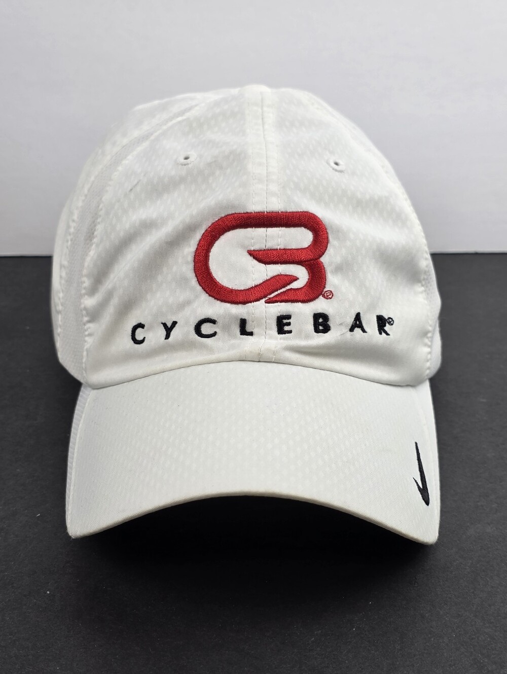 Nike Golf Heritage86 Dri-FIT CycleBar White Adjustable Hat Cap Swoosh
